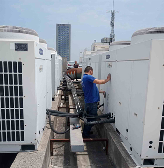 宝山中央空调制热和不制冷系统维修方法